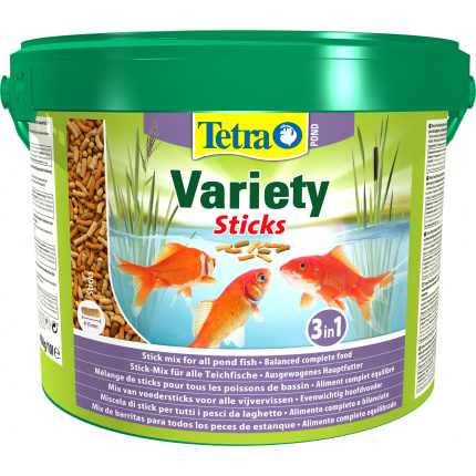 Корм для рыб прудовых Tetra Pond Variety Sticks 10л (палочки, 8-15мм)