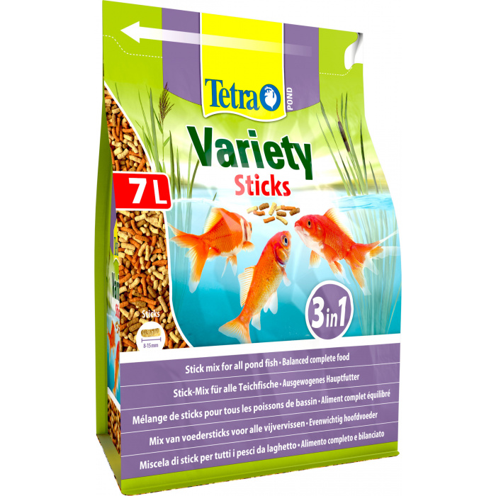 Корм для рыб прудовых Tetra Pond Variety Sticks 7л (палочки, 8-15мм)