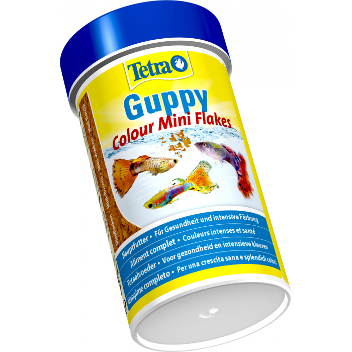 Корм для рыб  Tetra Guppy Colour Mini Flakes 100мл (хлопья мелкие)