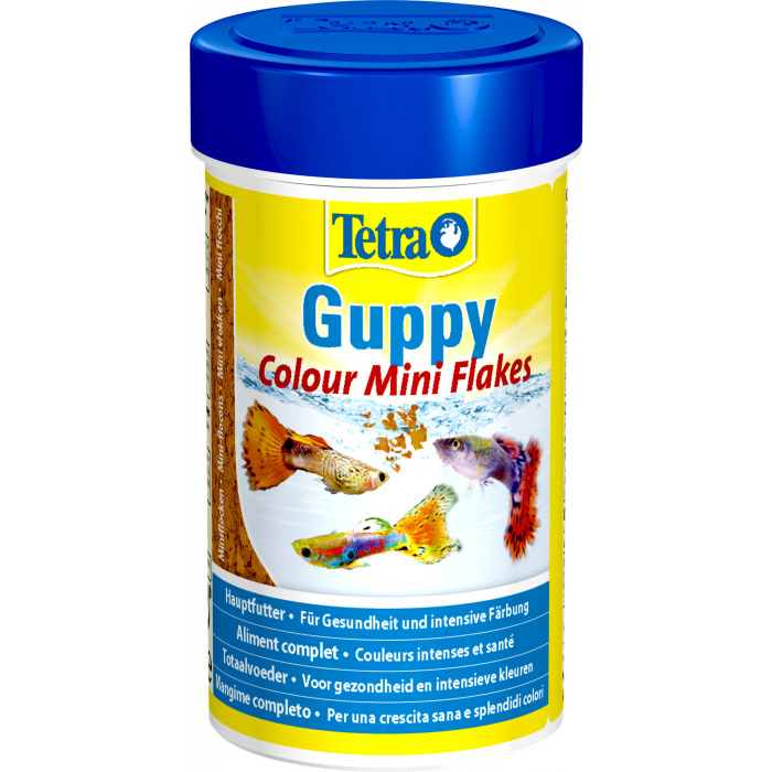 Корм для рыб  Tetra Guppy Colour Mini Flakes 100мл (хлопья мелкие)