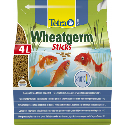 Корм для рыб прудовых Tetra Pond Wheatgerm Sticks 4л (палочки, 8-12мм)