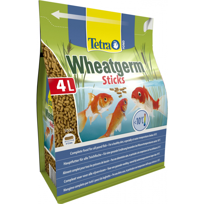 Корм для рыб прудовых Tetra Pond Wheatgerm Sticks 4л (палочки, 8-12мм)