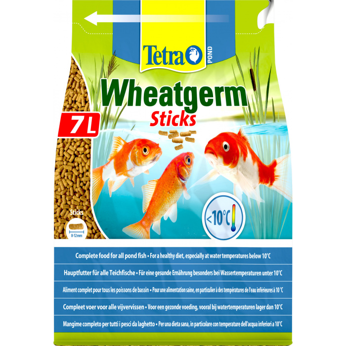 Корм для рыб прудовых Tetra Pond Wheatgerm Sticks 7л (палочки, 8-12мм)