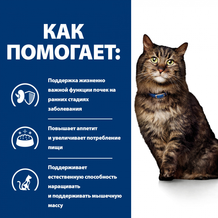 Сухой корм Hill's Prescription Diet k/d Early Stage для кошек при ранней стадии болезни почек, 3кг