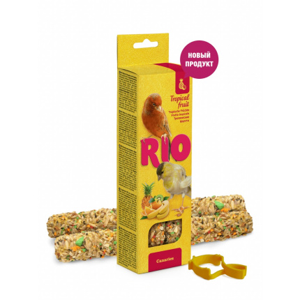 Rio 0,04кг*2шт палочки для канареек с тропическими фруктами, 0,08кг