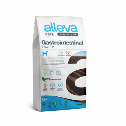 Корм Alleva Care Gastrointestinal Low Fat для собак, диетический, со сниженным уровнем жира, при заболеваниях желудочно-кишечного тракта, 2 кг