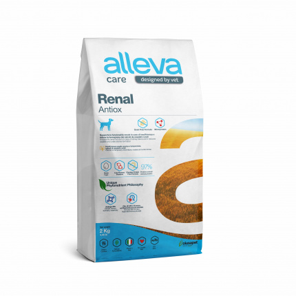 Корм Alleva Care Renal Antiox для собак, диетический, для поддержания функции почек, 2 кг