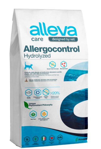 Корм Alleva Care Allergocontrol для кошек, диетический, при аллергии, 10 кг