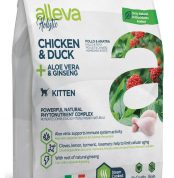 Корм Alleva Holistic Kitten Chicken & Duck для котят, беременных и кормящих кошек, курица, утка, алоэ вера и женьшень, 1.5 кг