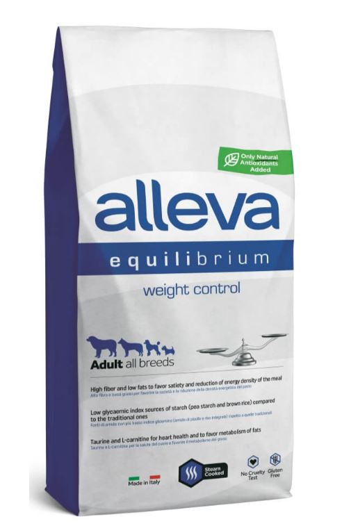 Корм Alleva Equilibrium Weight Control Adult All breeds для собак, контроль веса, 12 кг