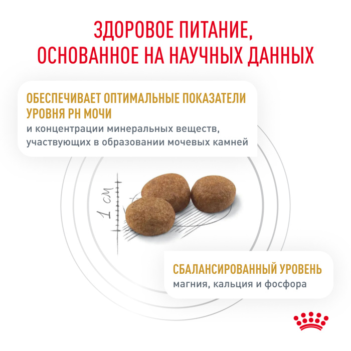 Royal Canin URINARY S/O rорм сухой для кошек при мочекаменной болезни, 350 г.