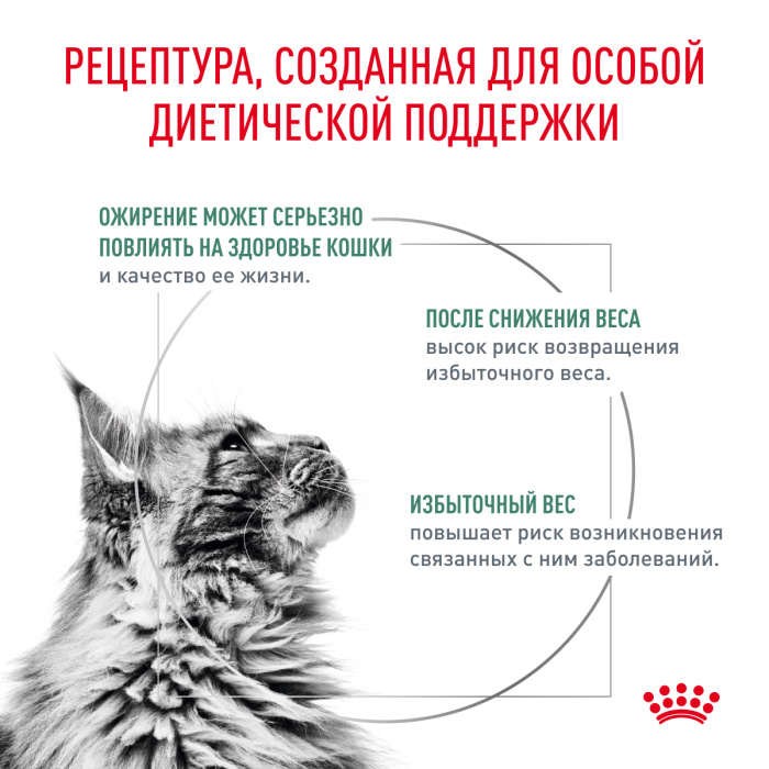 Royal Canin SATIETY WEIGHT MANAGEMENT корм сухой для снижения веса, 400 г.