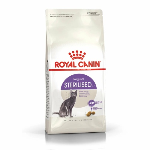 Корм Royal Canin Sterilised для стерилизованных кошек 1-7 лет, 4 кг