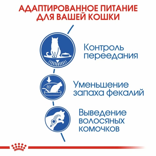 Корм Royal Canin Indoor Appetite Control для домашних кошек, контроль выпрашивания корма, 2 кг