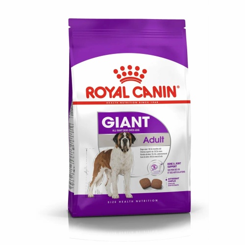 Корм Royal Canin Giant Adult для гигантских пород (более 45 кг), cтарше 18 мес., 15 кг