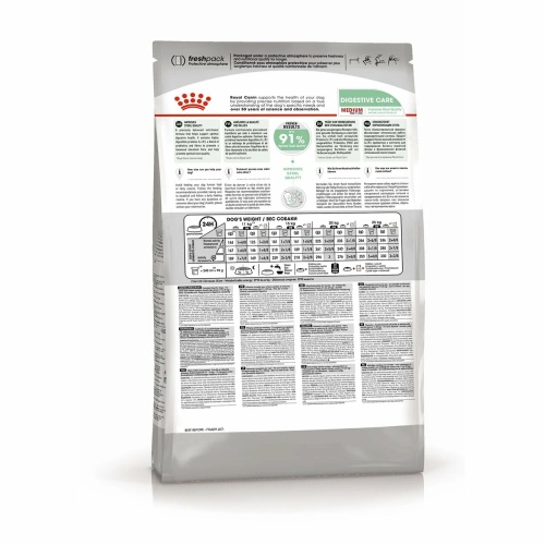 Корм Royal Canin Medium Digestive Care для собак средних пород (11-25 кг) при расстройствах пищеварения, 3 кг