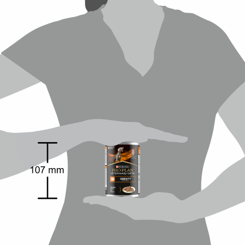 VETERINARY DIETS OM Obesity Management влажный корм для собак диетический PRO PLAN для снижения избыточной массы тела,  паштет, 400 г