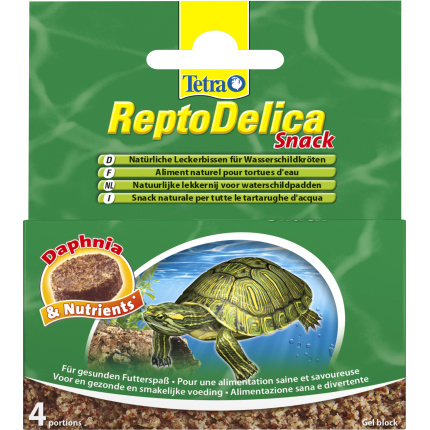 Лакомство для рептилий Tetra ReptoDelica Snack 4x12г (блок геля)