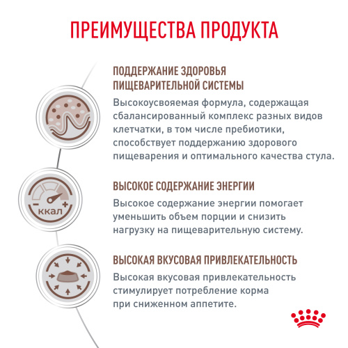 Royal Canin GASTROINTESTINAL (ГАСТРОИНТЕСТИНАЛ) корм ​​сухой для взрослых собак при расстройствах пищев., 2 кг.