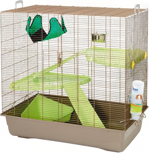 69055.jpg Savic Freddy 2 Max Клетка для грызунов, бежевый, 80х50х80 см